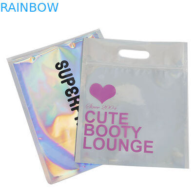 VMPET Mopp 110mic Giyim Plastik Ambalaj Torbası Cmyk Pencereli