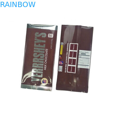 SGS 120mic MOPP Çocuklara Dayanıklı Mylar Çanta 500mg VMPET Candy Edibles