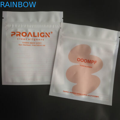 MOPP Vmpet Plastik Zip Kilit Ambalaj Mat Diş Şeffaf Hizalayıcılar ISO