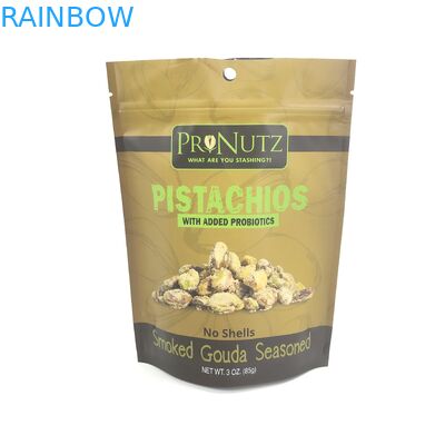 MOPP Gravür ISO VMPET Mat Kilitli Torbalar 14g Gıda İçin Açılıp Kapanabilir