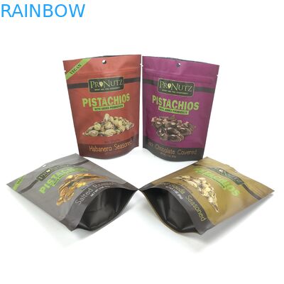 MOPP Gravür ISO VMPET Mat Kilitli Torbalar 14g Gıda İçin Açılıp Kapanabilir