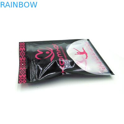 Giyim için 240mic CMYK MOPP Opp Çanta Giysi Fermuar Buzlu VMPET