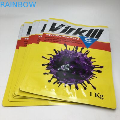 Stand Up Bileşik Lamine Alüminyum Folyo Peynir altı suyu Protein Tozu Gıda Saklama Paketleme Torbaları Kilitli 1kg Gıda Tozu Torbaları