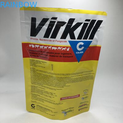Stand Up Bileşik Lamine Alüminyum Folyo Peynir altı suyu Protein Tozu Gıda Saklama Paketleme Torbaları Kilitli 1kg Gıda Tozu Torbaları