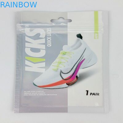 Yeniden Kullanılabilir Plastik Mini Fermuar Kılıfı Ayakkabı Pedi Ambalaj Torbaları Ayakkabı Bağı için Üç Taraflı Mühür Çanta