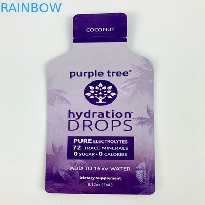 Dijital Baskı Özel Şekil Küçük Plastik Düz Çantalar CBD Sakızlı Şeker Aperatif Kılıfı Fıstık Ezmesi Poşet