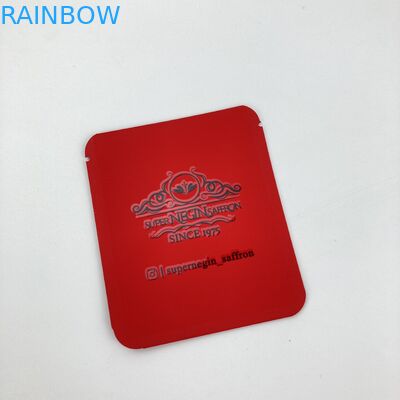 DÜŞÜK ADEDI 500 adet yenilebilir mylar çantalar özel baskılı folyo çanta ambalaj poşetleri kuru safran çiğdem ve çay için gıda