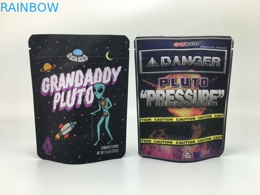 1/6 Çanta Bitkisel Tütsü Ambalaj Nem Geçirmez Alüminyum Kaplama 12C VMPET