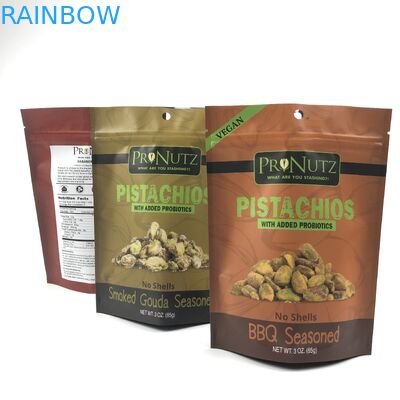 SGS VMPET AL 0.7C Bitkisel Tütsü Ambalaj Gıda Sınıfı PA 1.5C Aperatif Somun için