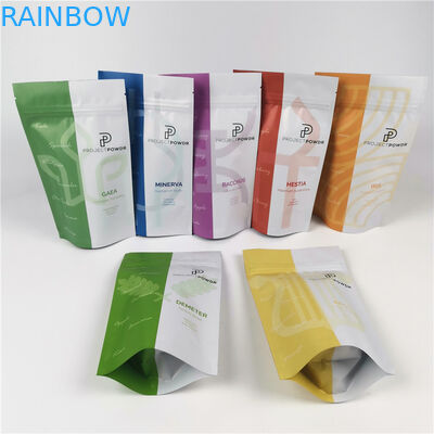 Gıda Tozu Doypack Çantalar Bitkisel Tütsü Paketleme AL 0.7C Bitkisel Ayakta Kese
