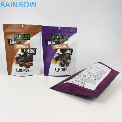 Fıstık Karışımı Kuruyemişleri için 12C PE Lamine Bitkisel Tütsü Ambalaj AL 0.7C