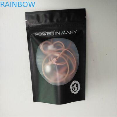 CMYK Gravnre Plastik Fermuarlı Ambalaj Torbası SGS VMPET 10C Plastik Takı Torbaları