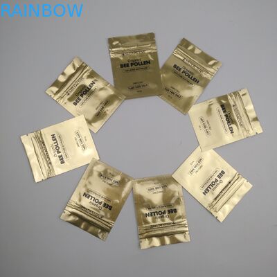 Gravür 100mic CMYK Plastik Torbalar Ambalaj SGS VMPET Düz Fermuar Kılıfı