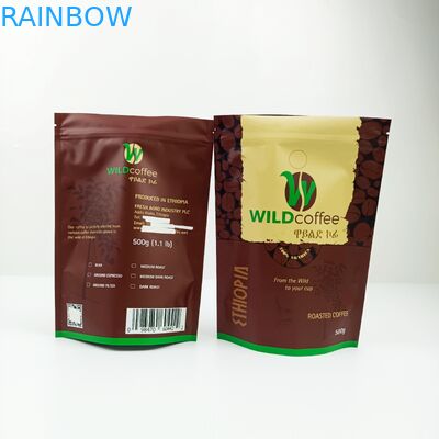 MOPP 200mic SGS CMYK Alüminyum Folyo Torbalar vmpet Damla Kahve Filtre Torbası