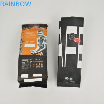 200mic CMYK Düz Tabanlı Ambalaj Çanta SGS 12C PE Yan Köşebent Fermuarlı Çanta