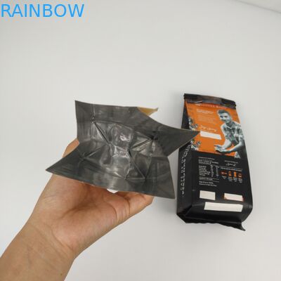 200mic CMYK Düz Tabanlı Ambalaj Çanta SGS 12C PE Yan Köşebent Fermuarlı Çanta