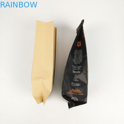 200mic CMYK Düz Tabanlı Ambalaj Çanta SGS 12C PE Yan Köşebent Fermuarlı Çanta