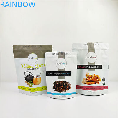 Gıda Sınıfı 120mic Alüminyum Folyo Plastik Kese SGS CMYK Gravür baskı