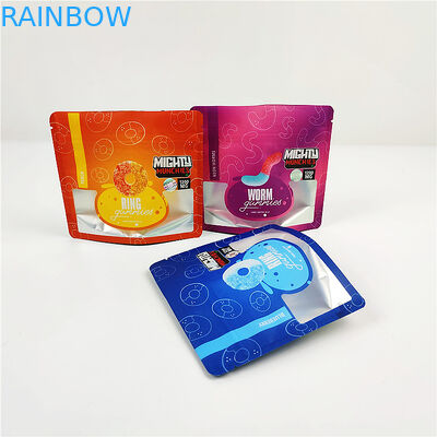 SGS 80mic CMYK Bitkisel Tütsü Ambalaj 200g MOPP Alüminyum Folyo Mylar Çanta