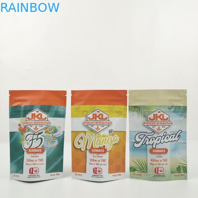 Mat Doypack 0.7c Al Bolsa Snack için Kompostlanabilir Stand Up Fermuar Kılıfı