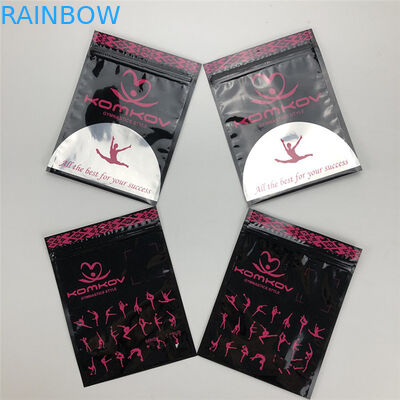 SGS MOPP 10C Plastik Lamine Mylar Çanta Pa 1.5c Düz Kilitli Torbalar