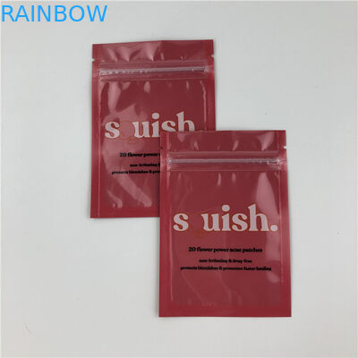 Şeffaf Ön Pencereli 120mic MOPP Gravür Mylar Fermuarlı Çanta 0.7c Al