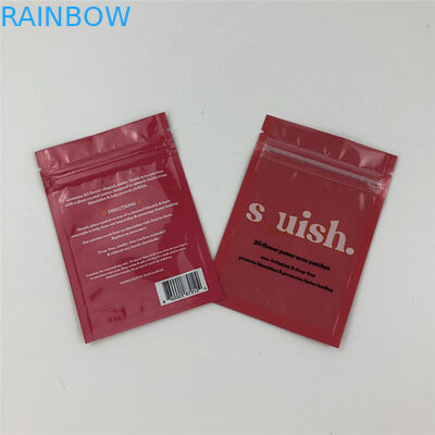 Şeffaf Ön Pencereli 120mic MOPP Gravür Mylar Fermuarlı Çanta 0.7c Al