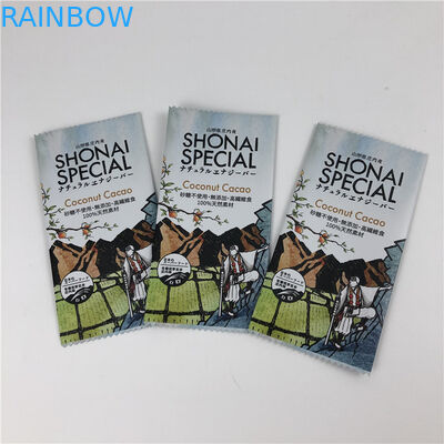 Geri Sızdırmazlık Özelleştirilmiş Çanta Gıda Sınıfı Plastik Granola Bar Sarıcı Çikolata / Enerji Barı Ambalajı İçin