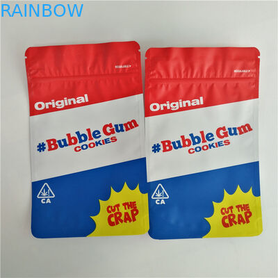 Özel Baskılı Kenevir Yağı Şerit Folyo Mylar Weeds Vape Kalem Paketi Gummies Şeker Torbaları CBD Kapsül Paketleme Çantası