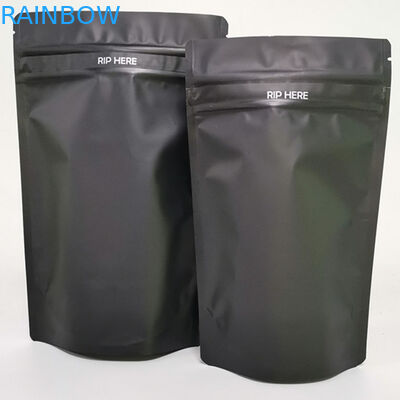 Özel Baskılı Üç Taraflı Mühür Tütün Yaprağı Yağ Torbası Bitkisel Otlar CBD Yağ Kapsülü Fermuarlı Çanta