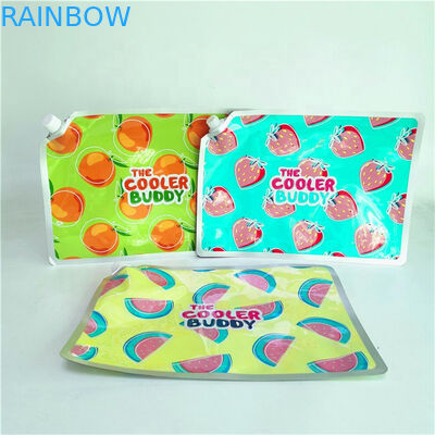 Plastik sıvı geçirmez emzik kese Mylar çanta meyve suyu sıvı için toptan Gıda Torbası paketleme Paketleri