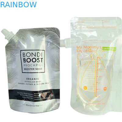 CMYK Pantone Spout Kese Çanta 240mic Gravür Stand Up Emzik Kese