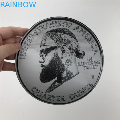 Yumuşak Dokunuşlu Plastik 3.5g Paketleri Mylar Çantalar Kalıp Kesim Düzensiz Torbalar Kilitli Yuvarlak Şekilli 7g Kurabiye Torbaları