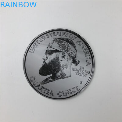 Yumuşak Dokunuşlu Plastik 3.5g Paketleri Mylar Çantalar Kalıp Kesim Düzensiz Torbalar Kilitli Yuvarlak Şekilli 7g Kurabiye Torbaları