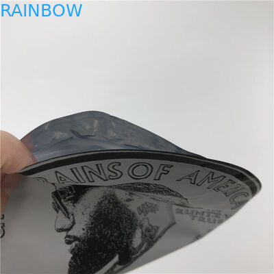 Yumuşak Dokunuşlu Plastik 3.5g Paketleri Mylar Çantalar Kalıp Kesim Düzensiz Torbalar Kilitli Yuvarlak Şekilli 7g Kurabiye Torbaları