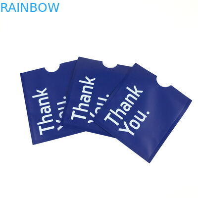 Toptan Baskı Özel Şekil Plastik Mat Opp Isı Sızdırmazlık Özel Ekleme Kartı Mylar Ambalaj Torbaları