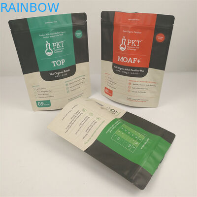 CMYK Pantone Yeniden Kapanabilir Fermuar Kılıf Koku Korumalı Geri Dönüştürülebilir PVC CPE MOPP