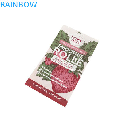 CMYK Biyobozunur Kraft Kağıt Torbalar 100 Mircon Şeker Sakızlı Çantalar BIO PLA