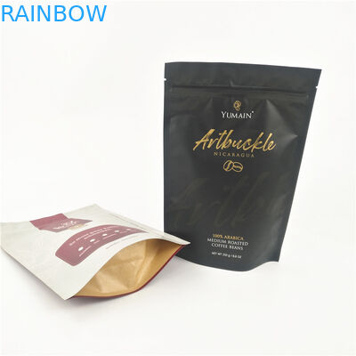 CMYK MOPP Açılıp Kapanabilir Fermuarlı Kese Neme Dayanıklı Kraft Kağıt OPP AL