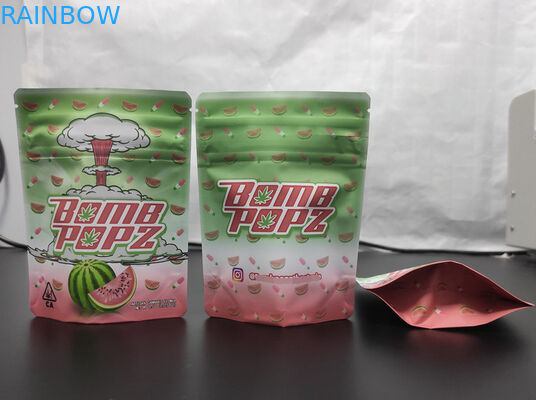 Çocuk Koku Korumalı Bitkisel Tütsü Ambalajı PET CBD Ot VMPET Bitkisel Ot Torbası