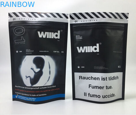 Gıda Runtz Mylar Kilitli Torba Yenilebilir Ambalaj Uv Spot MOPP CMYK Gravür