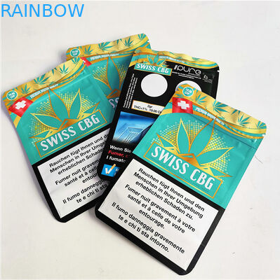 Gıda Runtz Mylar Kilitli Torba Yenilebilir Ambalaj Uv Spot MOPP CMYK Gravür