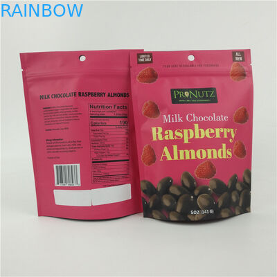 VMPET CMYK Yenilebilir Plastik Torba Isı Yalıtımlı Çikolatalı Fındık Cips 1.2C