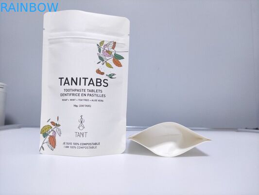 MOPP CMYK Açılıp Kapanabilir Kilitli Torbalar 200mic VMPET Plastik PVC CPE