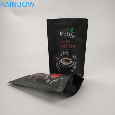 CMYK VMPET Plastik Fermuarlı Poşet Kendinden Sızdırmazlıklı 110 Mikron AL CPP Yenilebilir Mylar Çanta