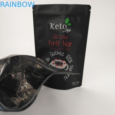 CMYK VMPET Plastik Fermuarlı Poşet Kendinden Sızdırmazlıklı 110 Mikron AL CPP Yenilebilir Mylar Çanta