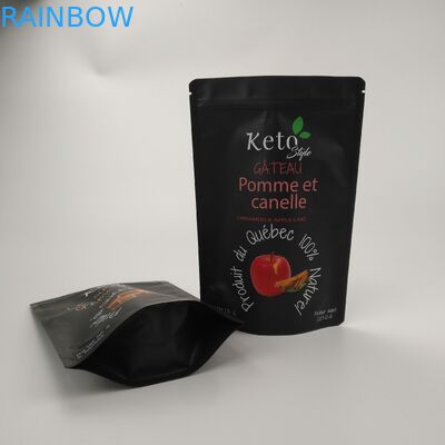 CMYK VMPET Plastik Fermuarlı Poşet Kendinden Sızdırmazlıklı 110 Mikron AL CPP Yenilebilir Mylar Çanta