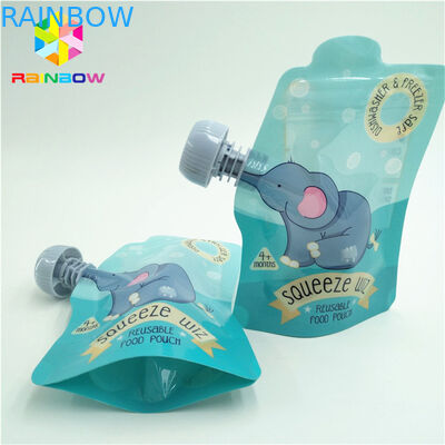 1.2C VMPET Plastik Ayaklı Çanta 200mic MOPP CMYK Fermuarlı Doypack