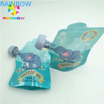 1.2C VMPET Plastik Ayaklı Çanta 200mic MOPP CMYK Fermuarlı Doypack