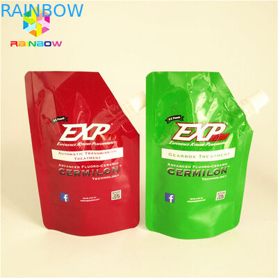 110mic Düz Tabanlı Plastik Torbalar 1.5C Gravnre Baskı Laminasyonlu Plastik Torba